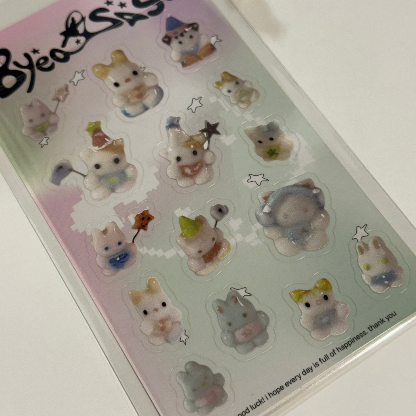 byeolsase: academic fairy gather sticker sheet