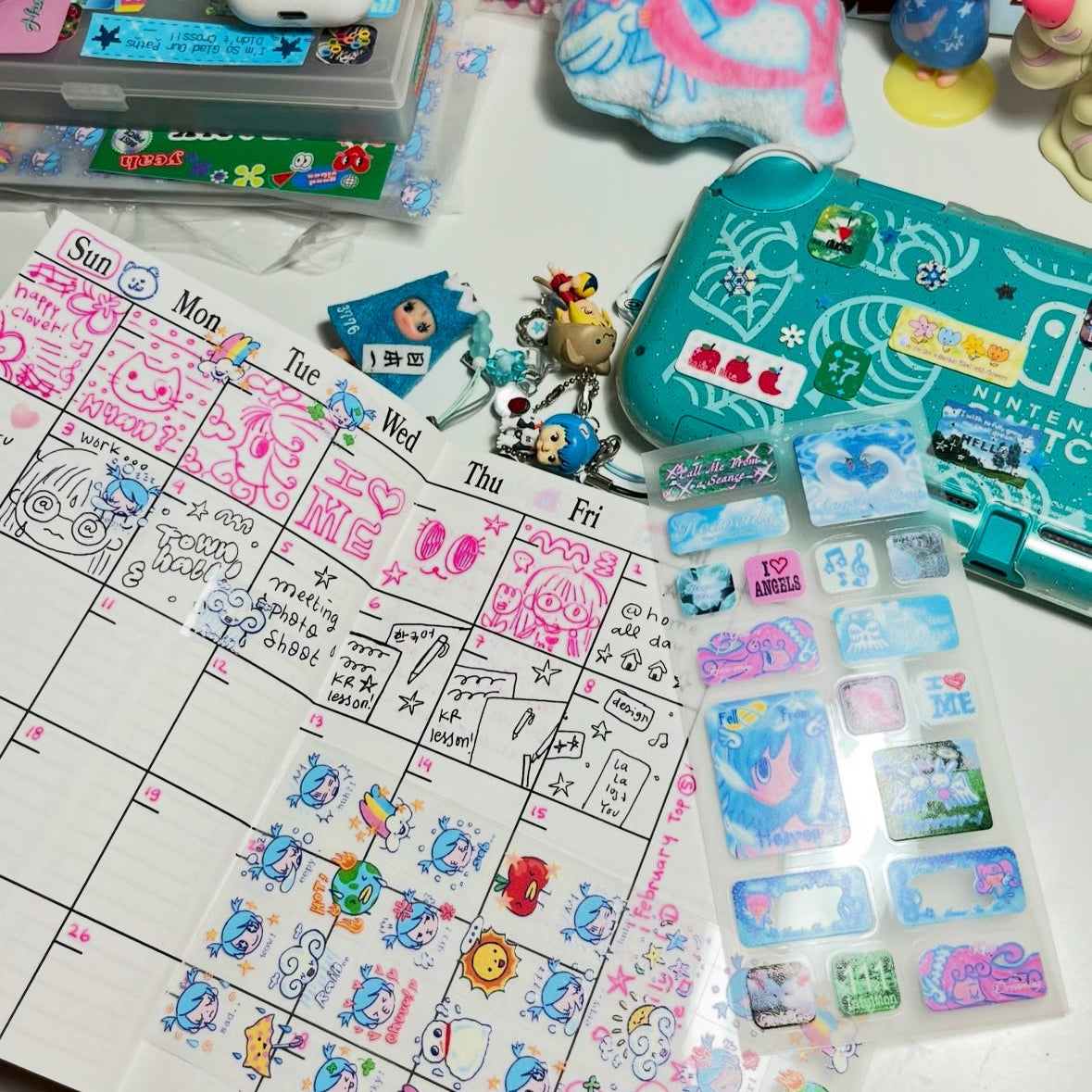 sillyme: heavenly sticker sheet