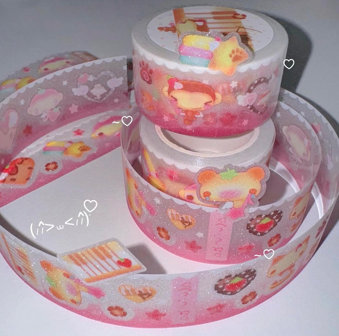happy_nyang_day: kiss cut washi tapes