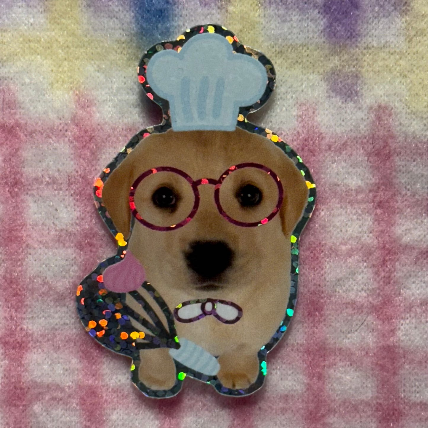 bone appawtit: die cut sticker