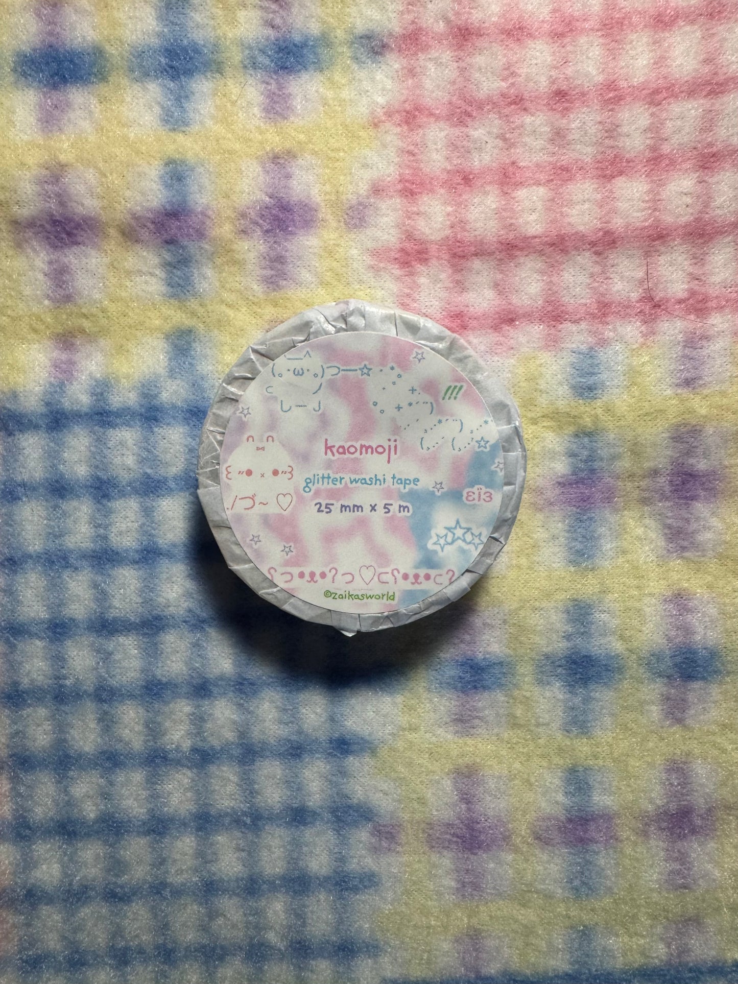 kaomoji: washi tape
