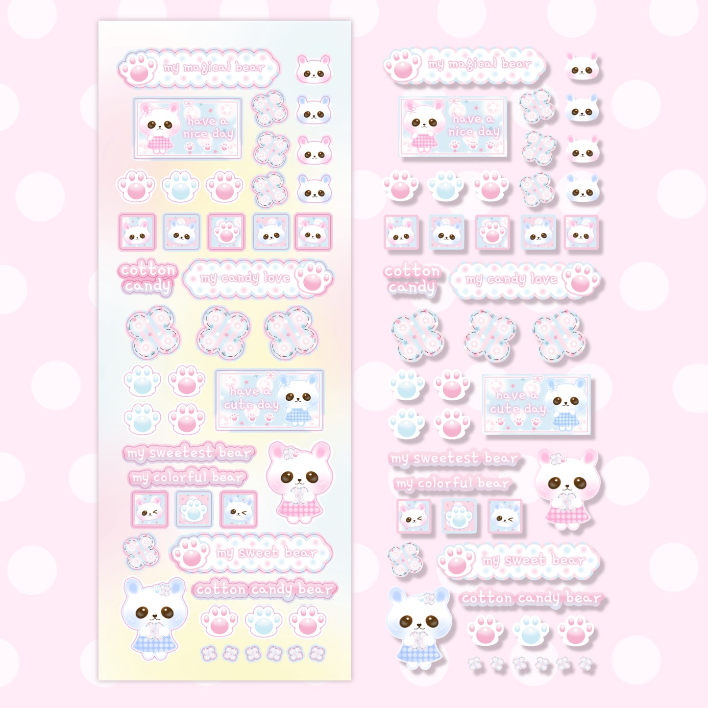 berrybisou: cotton candy bears