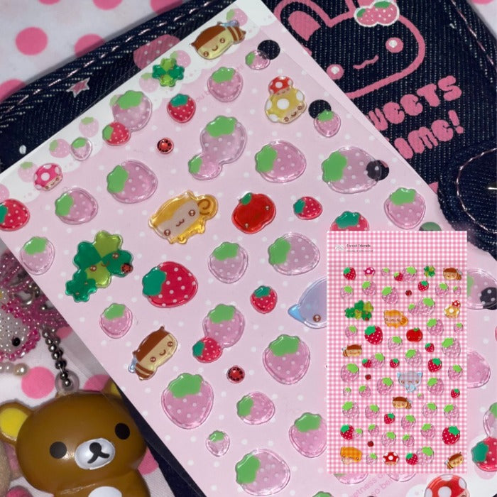 mering: forest friends sticker sheet