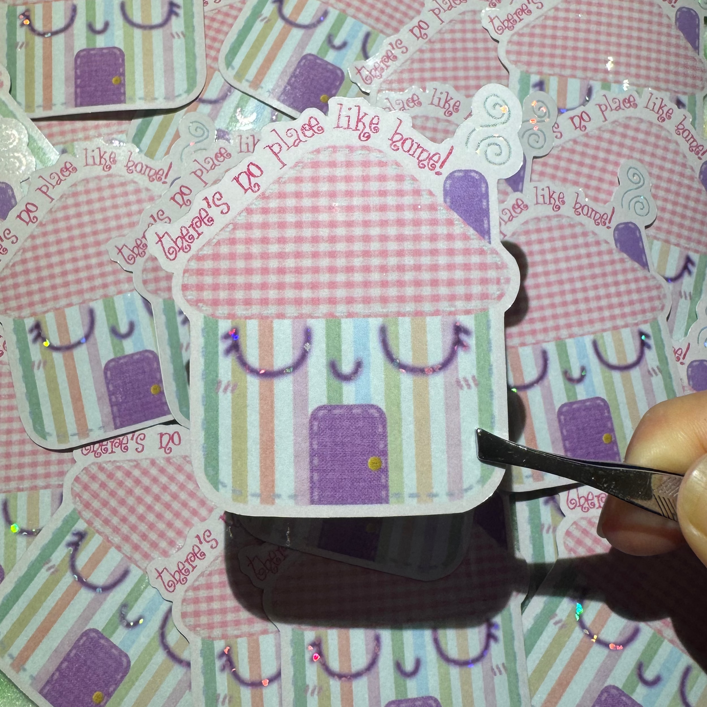 there's no place like home: die cut sticker
