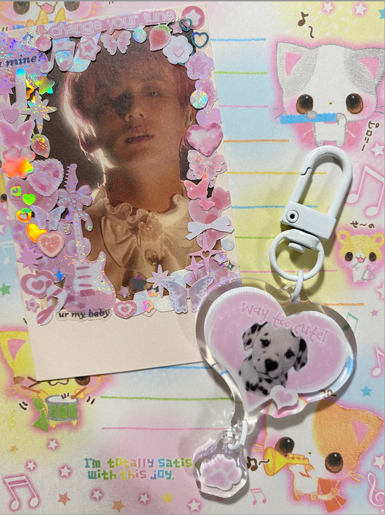 double the pawsibilities: keychain