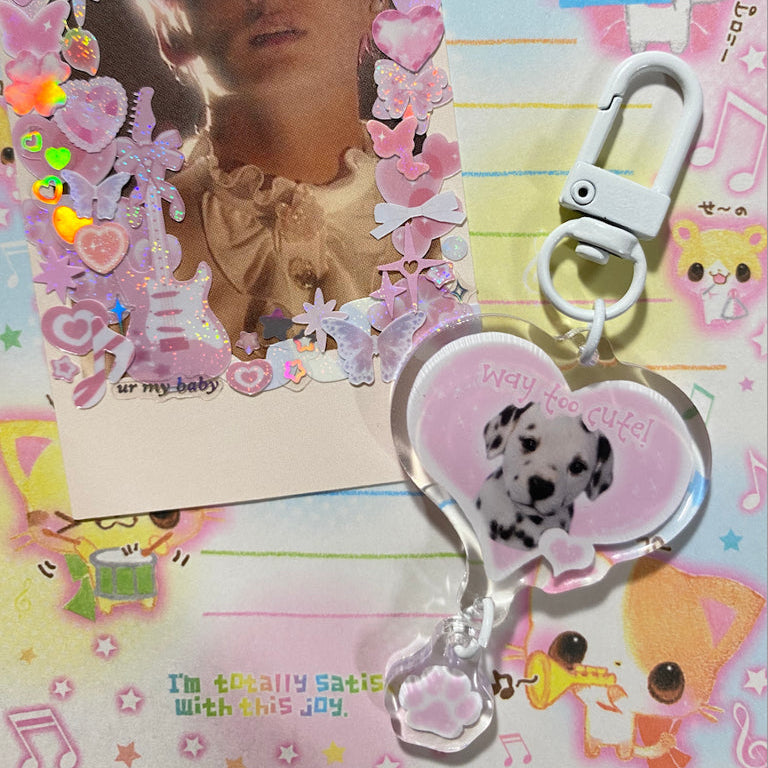 double the pawsibilities: keychain