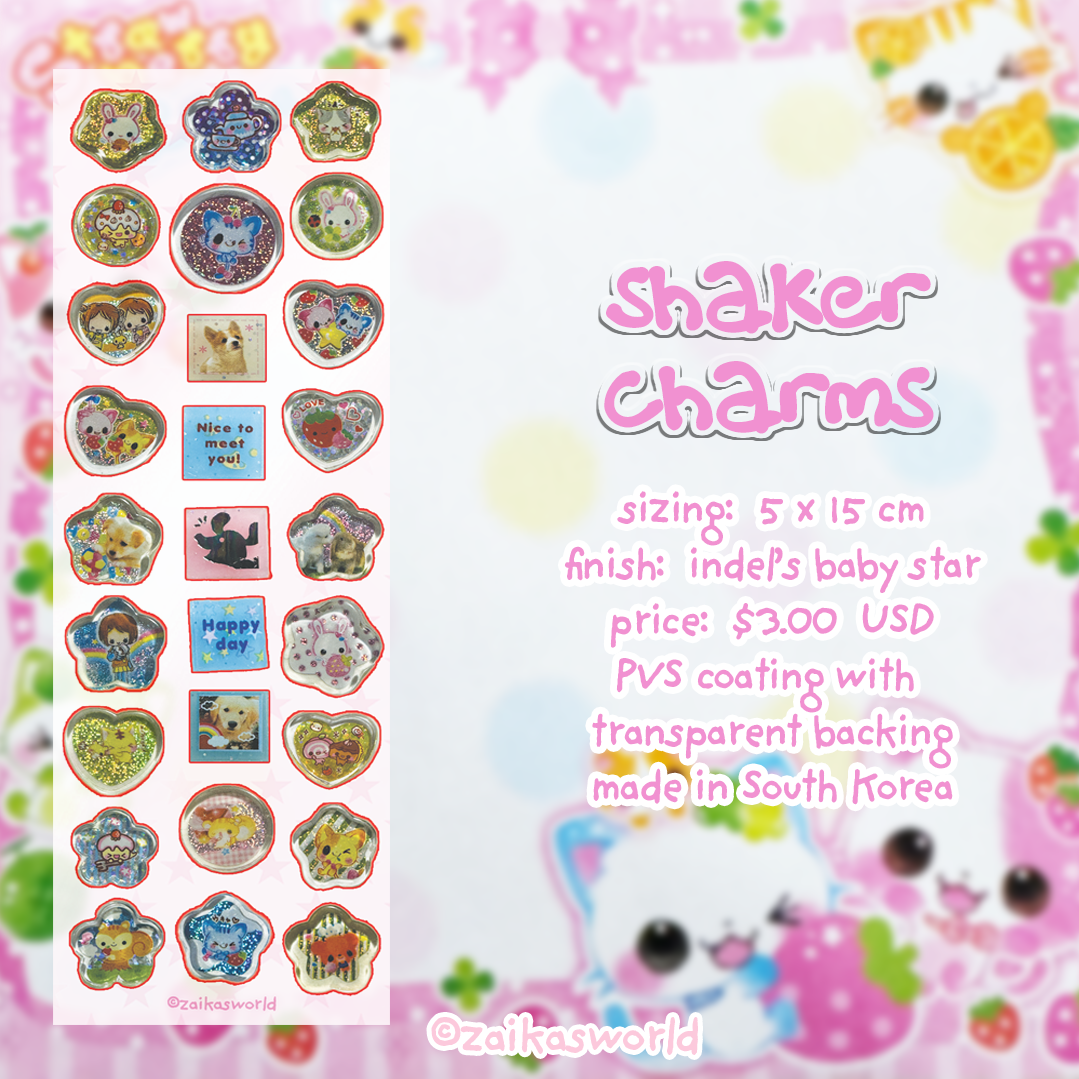 shaker charms