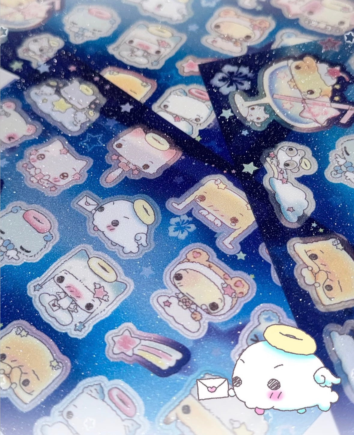 happy_nyang_day: Starry Sea sticker sheet