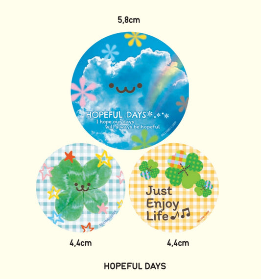 sillyme: hopeful days button set