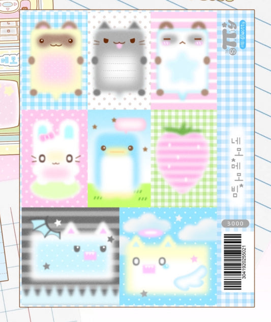 3eotty: frost diary stickers