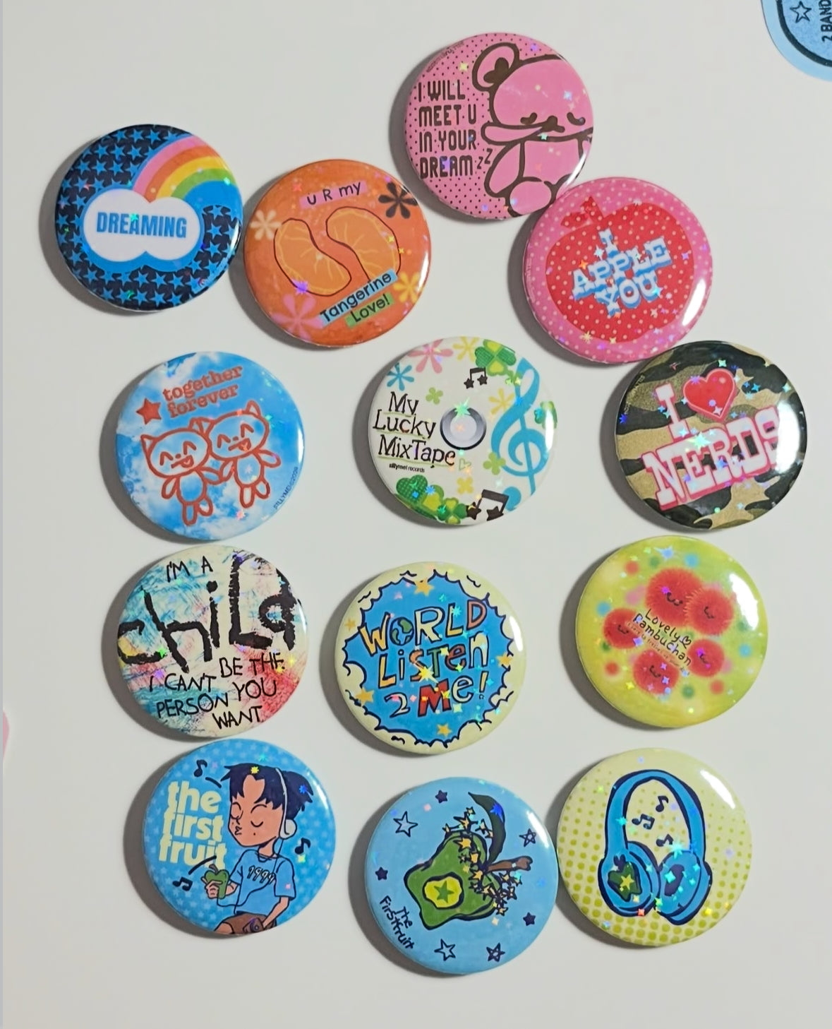 sillyme: individual buttons