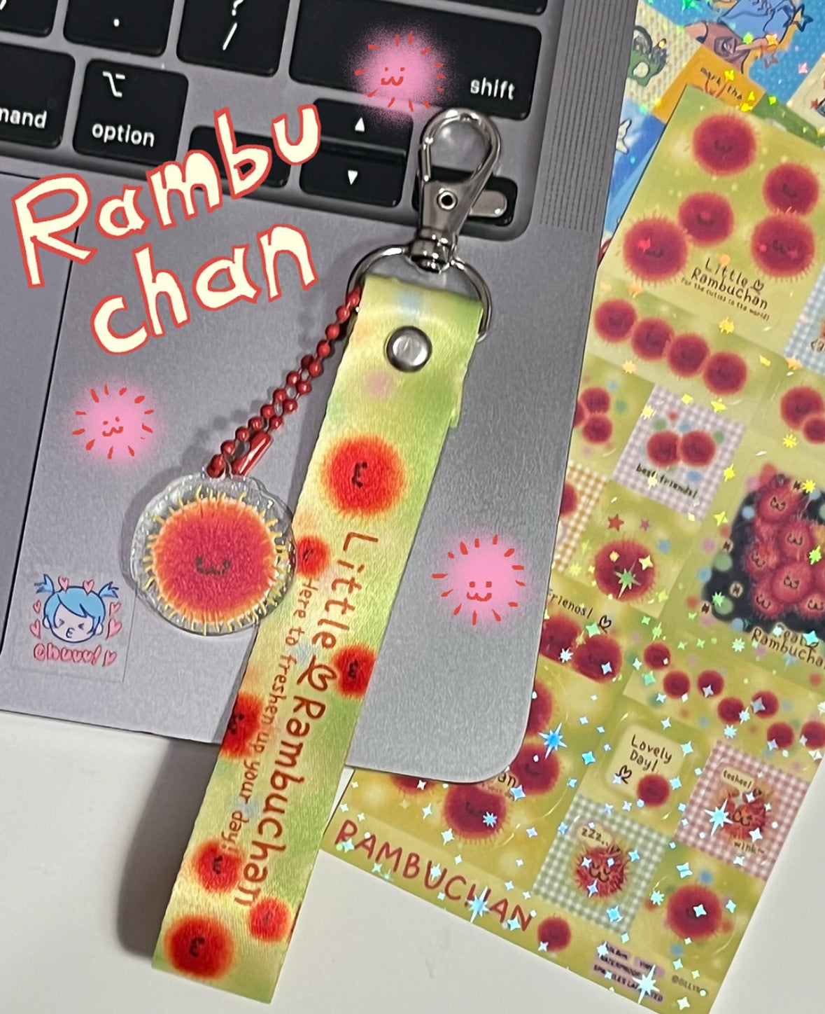 sillyme: lanyard keychains