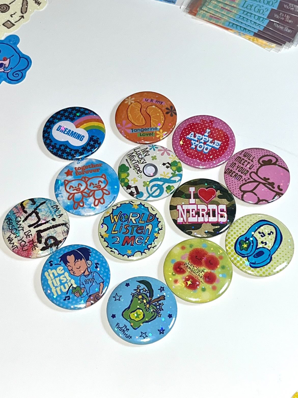 sillyme: individual buttons