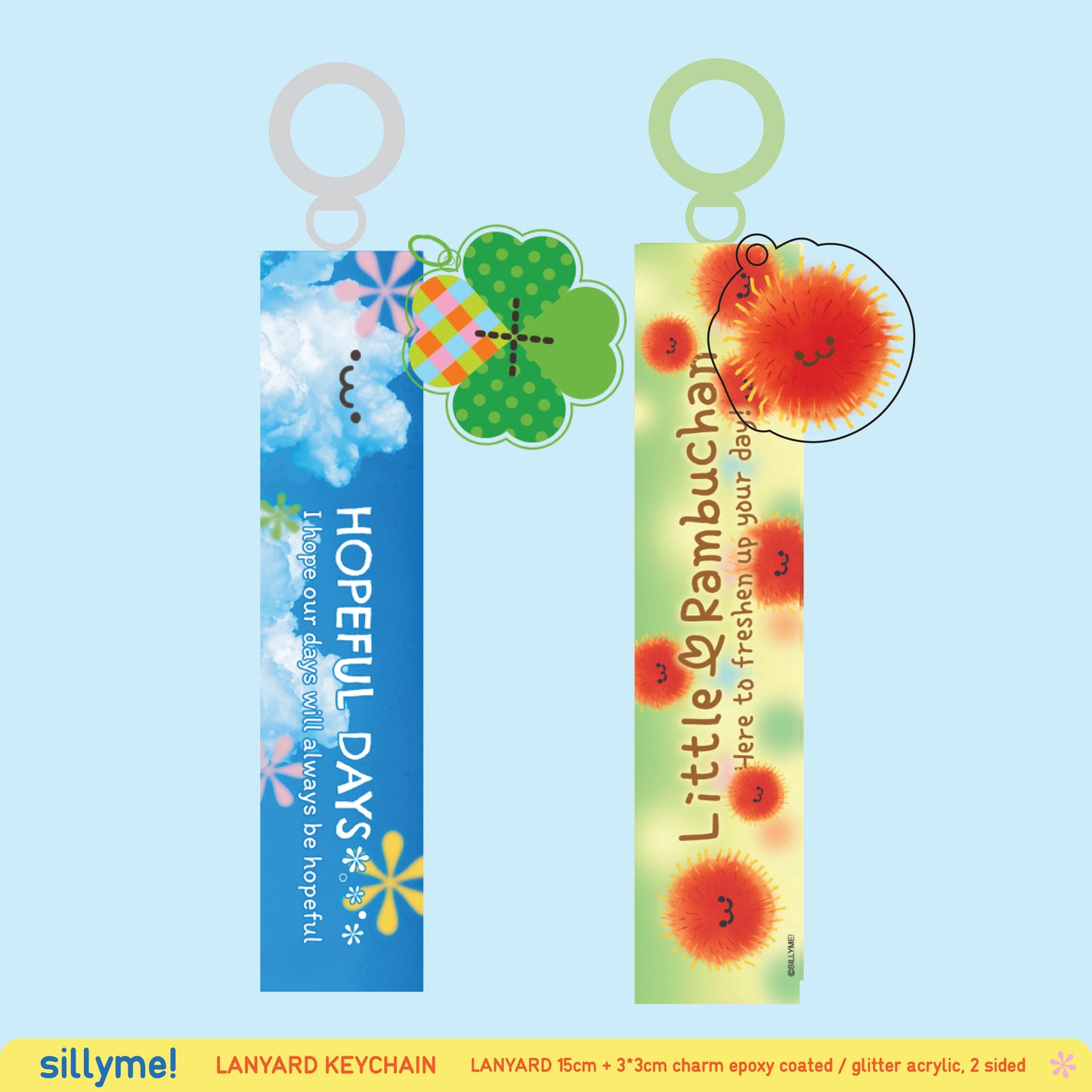 sillyme: lanyard keychains