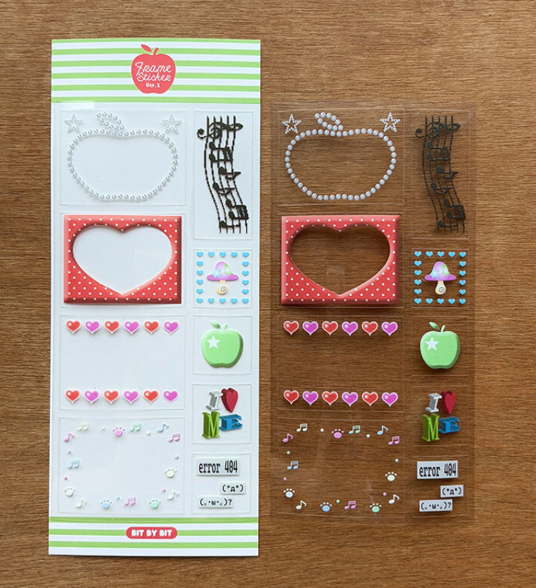 bitbybit: Frame Sticker_Ver. 1