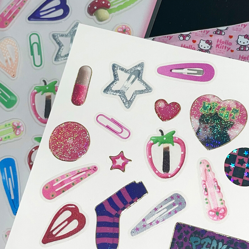 bitbybit: Hairclip Sticker