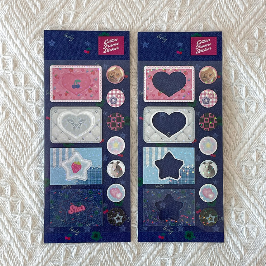 bitbybit: Cotton Frame Sticker