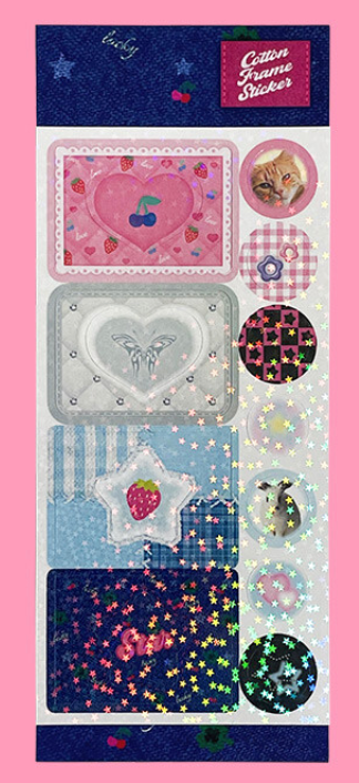 bitbybit: Cotton Frame Sticker