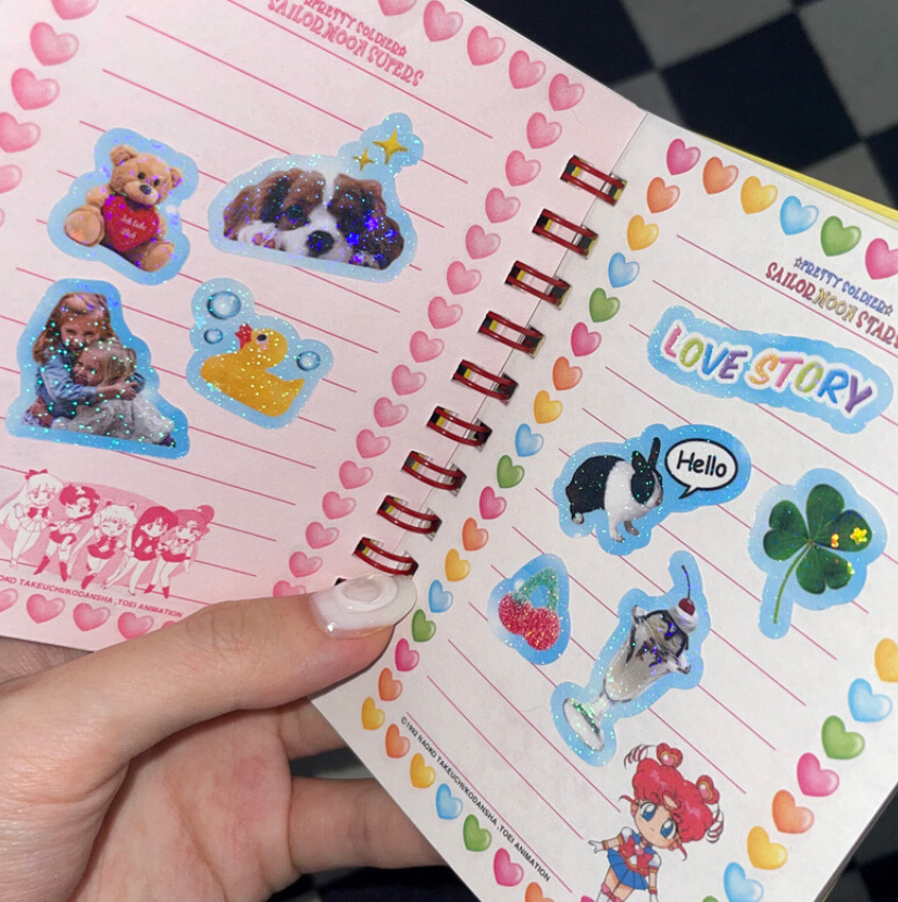 bitbybit: 2000s Vibe Sticker_Blue