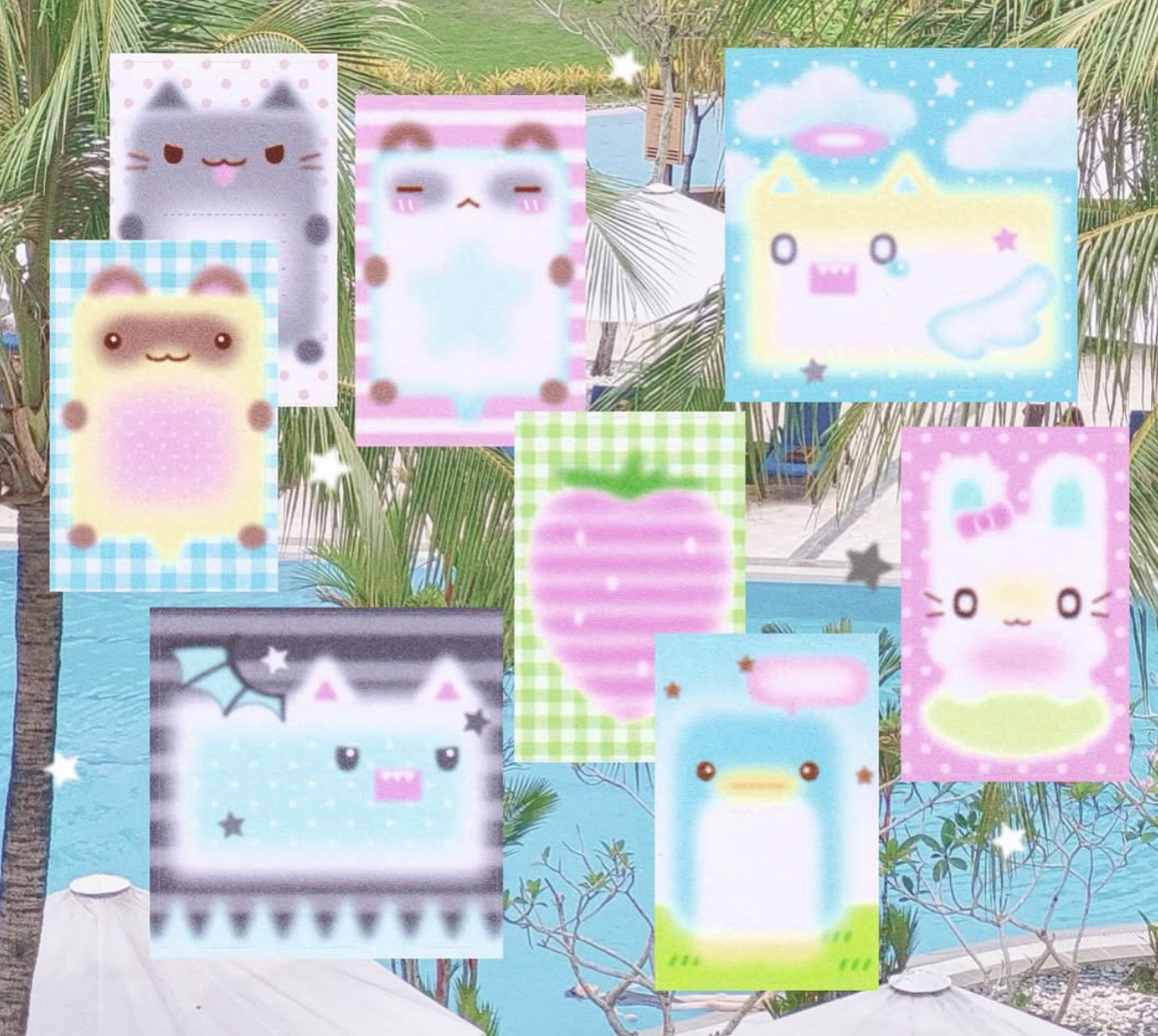 3eotty: frost diary stickers