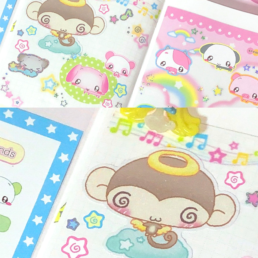 creamy milky: Creamy Friends sticker sheet