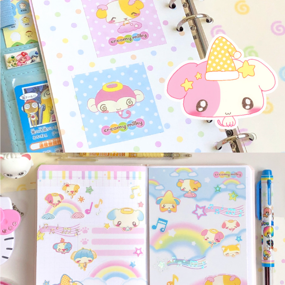 creamy milky: Weather Fairy Puppy sticker sheet