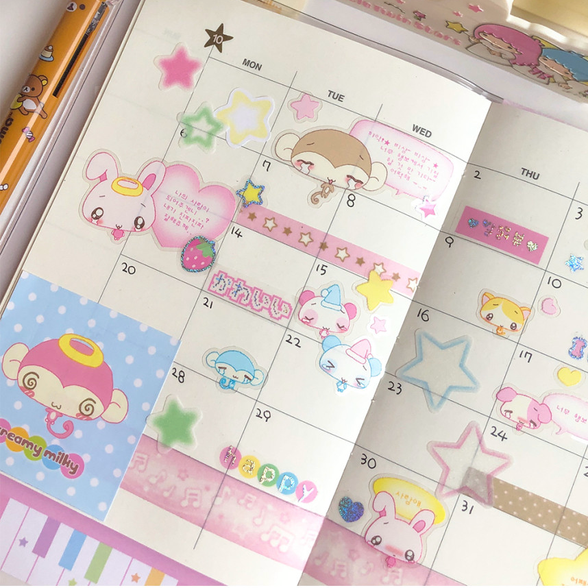 creamy milky: Crybaby's Speech sticker sheet