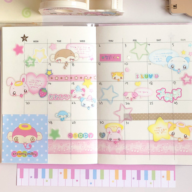creamy milky: Crybaby's Speech sticker sheet