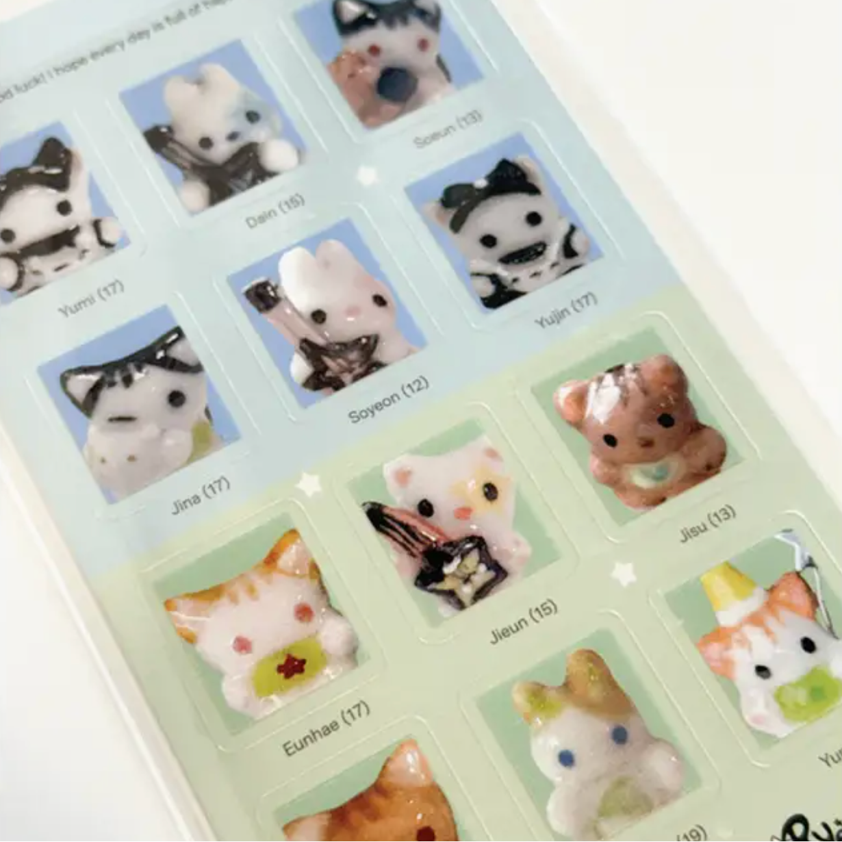 byeolsase: village resident verification photo sticker sheet