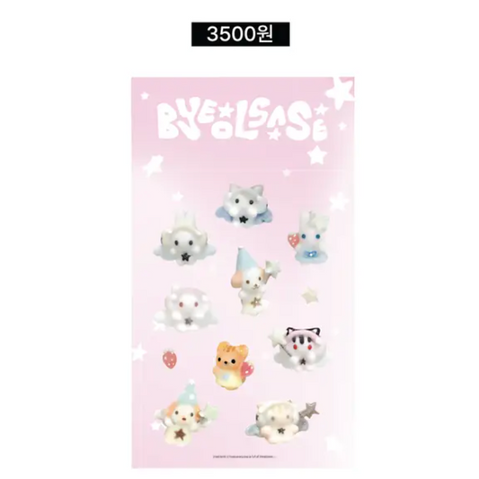 byeolsase: pink guardian angel sticker sheet