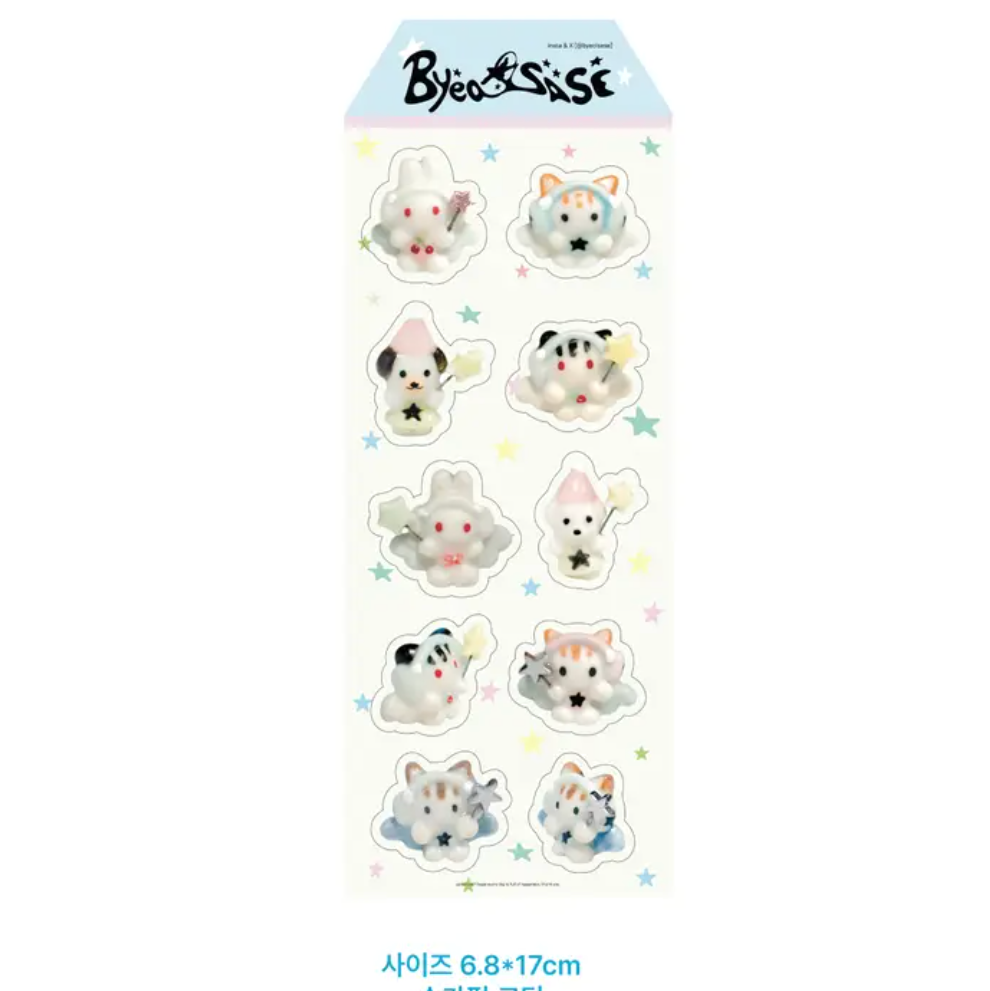 byeolsase: guardian angels fairies sticker sheet