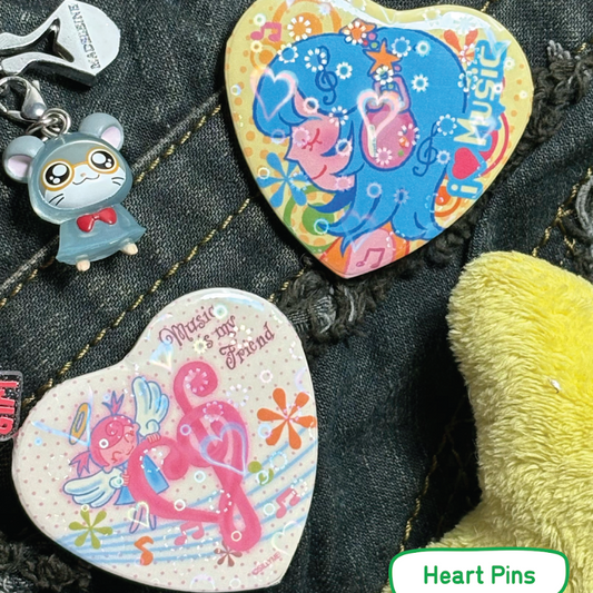sillyme: heart buttons