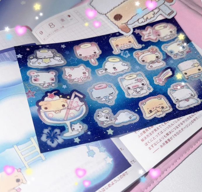 happy_nyang_day: Starry Sea sticker sheet