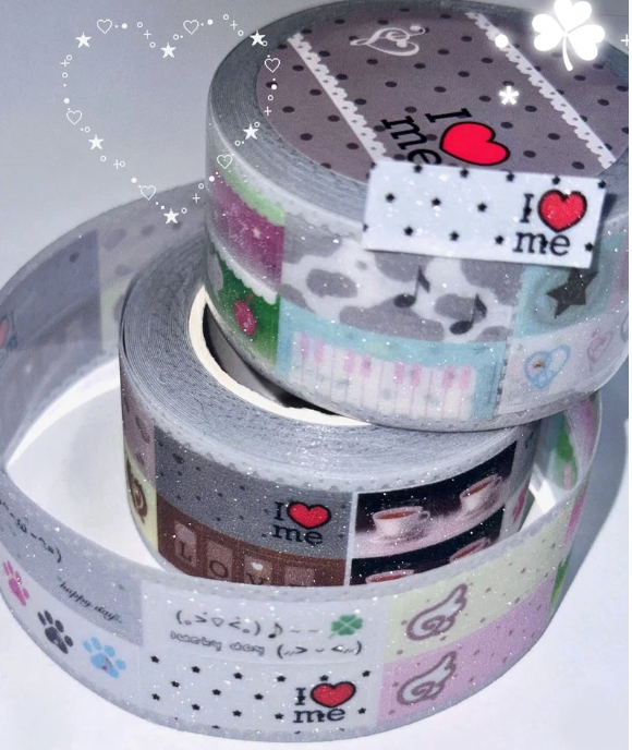 happy_nyang_day: kiss cut washi tapes