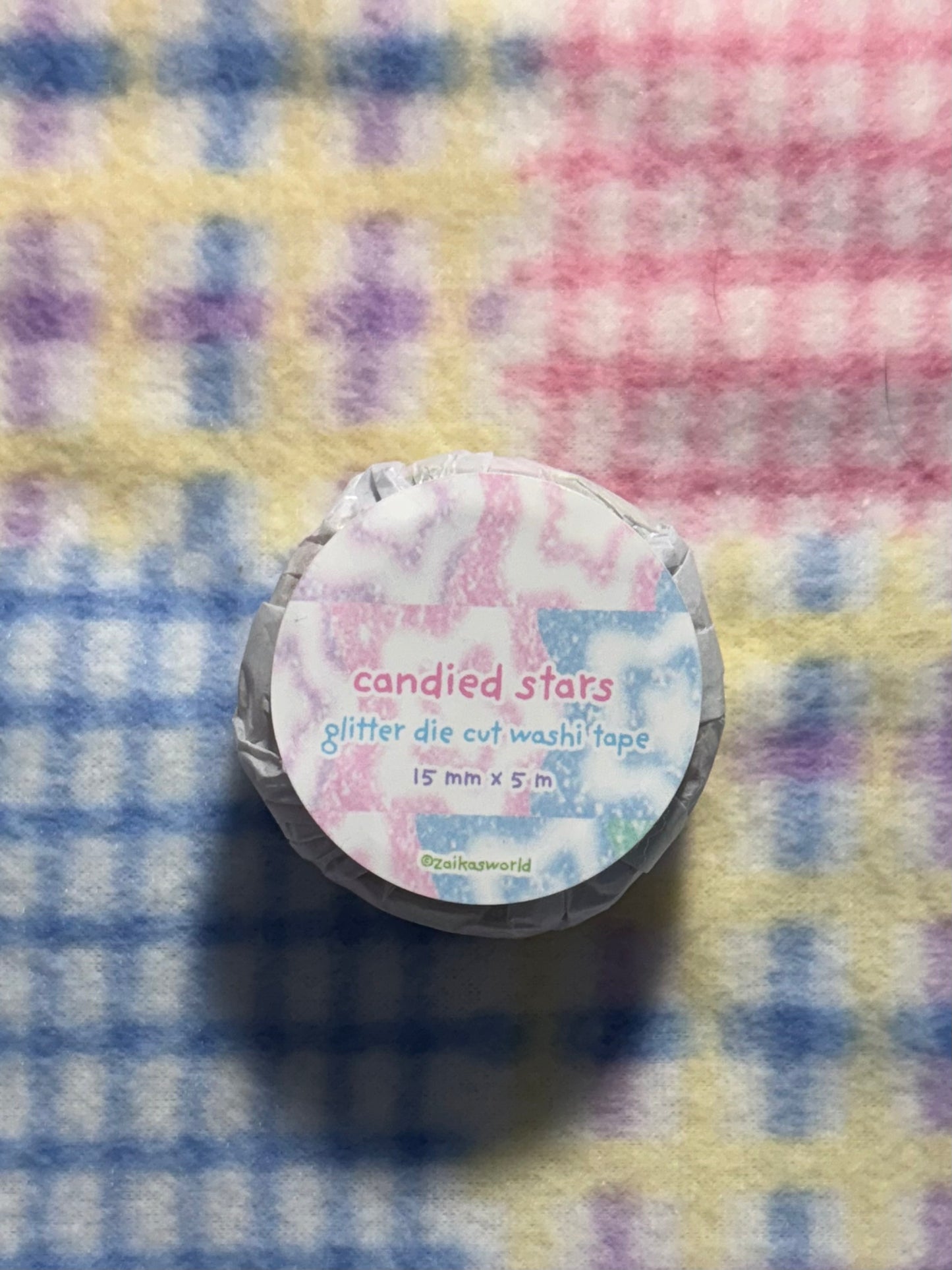 candied stars: die cut washi tape