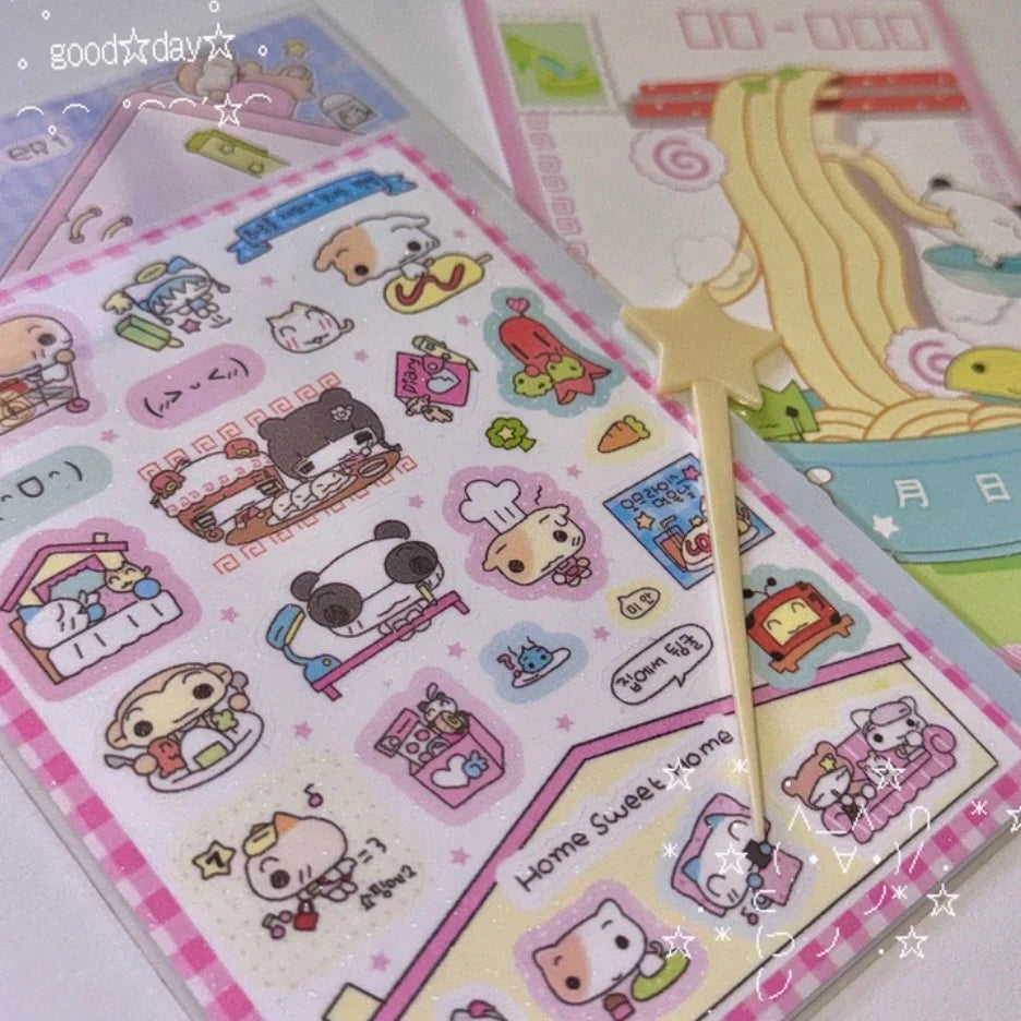 happy_nyang_day: How to Spend a Fun Day sticker sheet