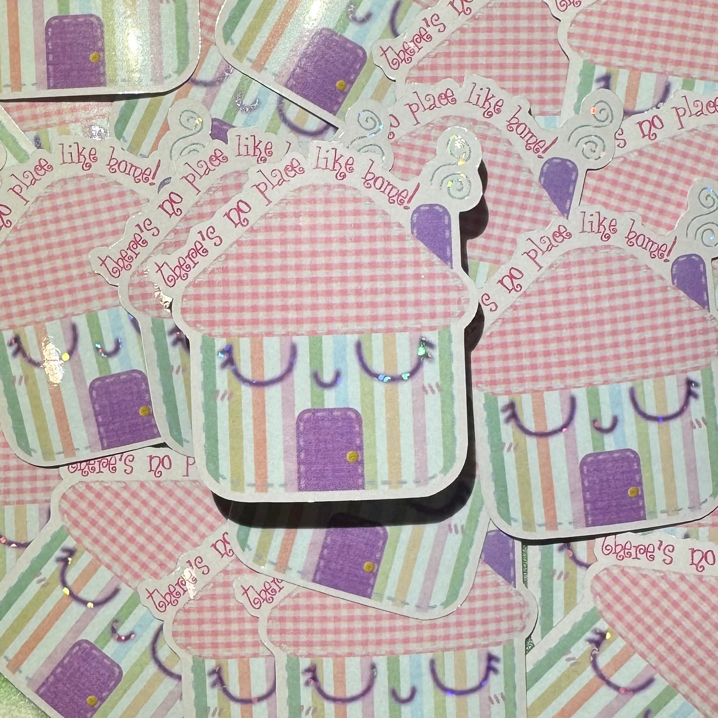 there's no place like home: die cut sticker