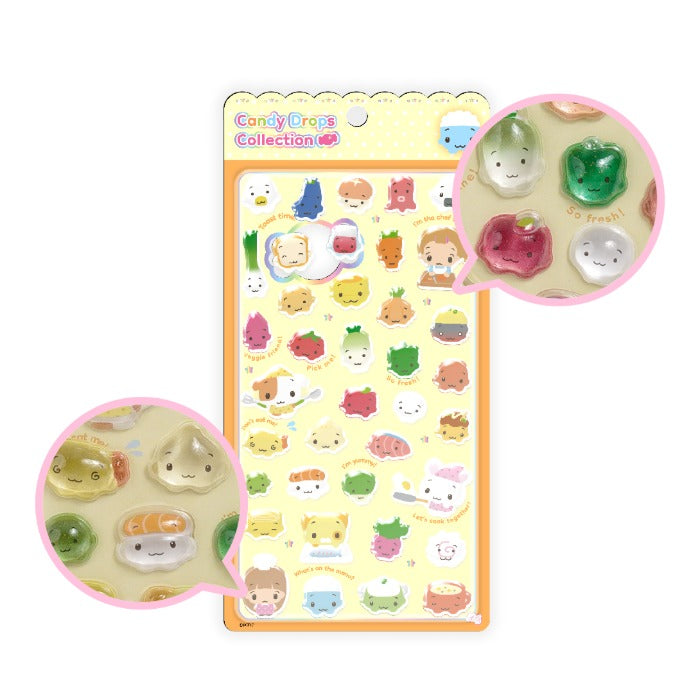 mering: candy drops collection stickers