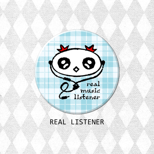 marbletwist: Real Listener Pin