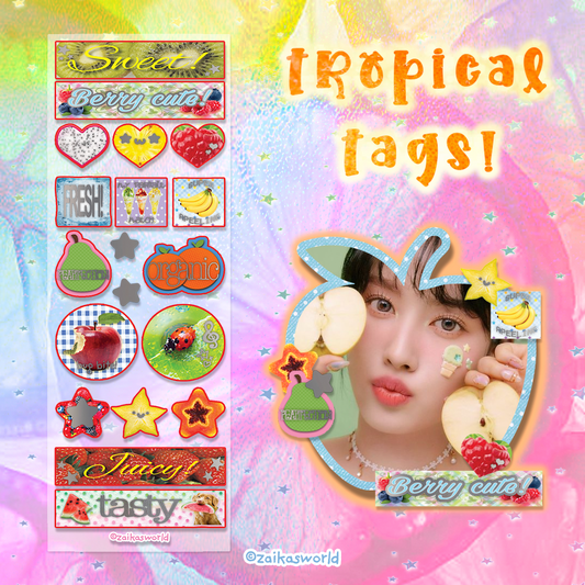 tropical tags