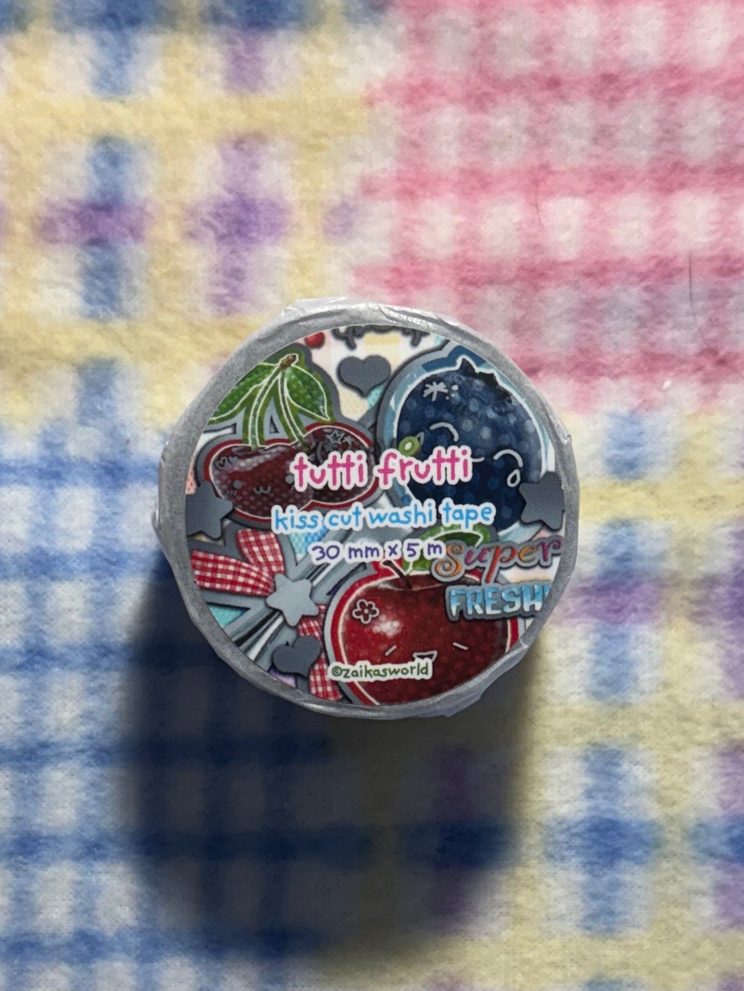 tutti frutti: kiss cut washi tape